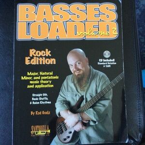 Bass Guitar Book and Cd Basses Loaded Volume 2 Rock Edition